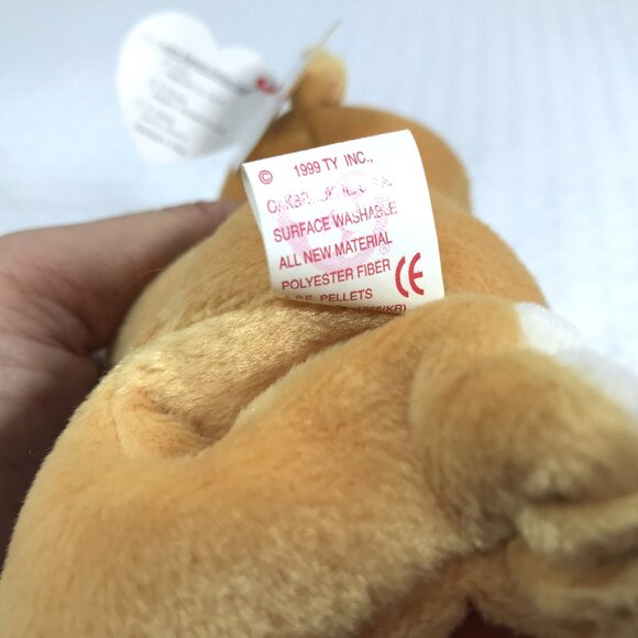 5/$25 Vintage Plush Praying Bear TY Beanie Babies 1999 Hope - Picture 8 of 8